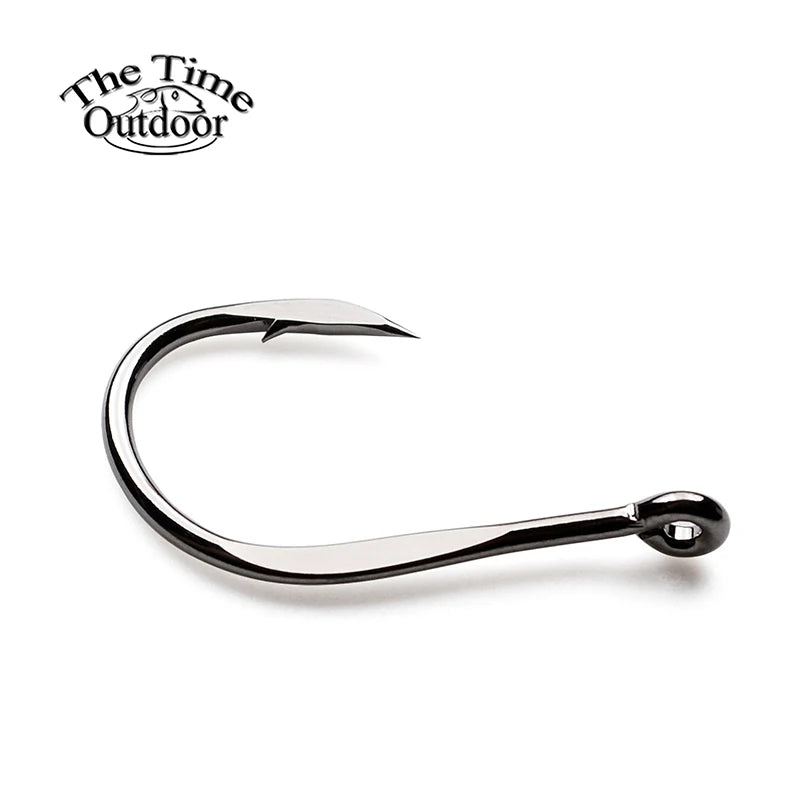 Super Sharped Fishing Hooks Chinu Ring Forged High Carbon Steel Fish Hook Hight Quality