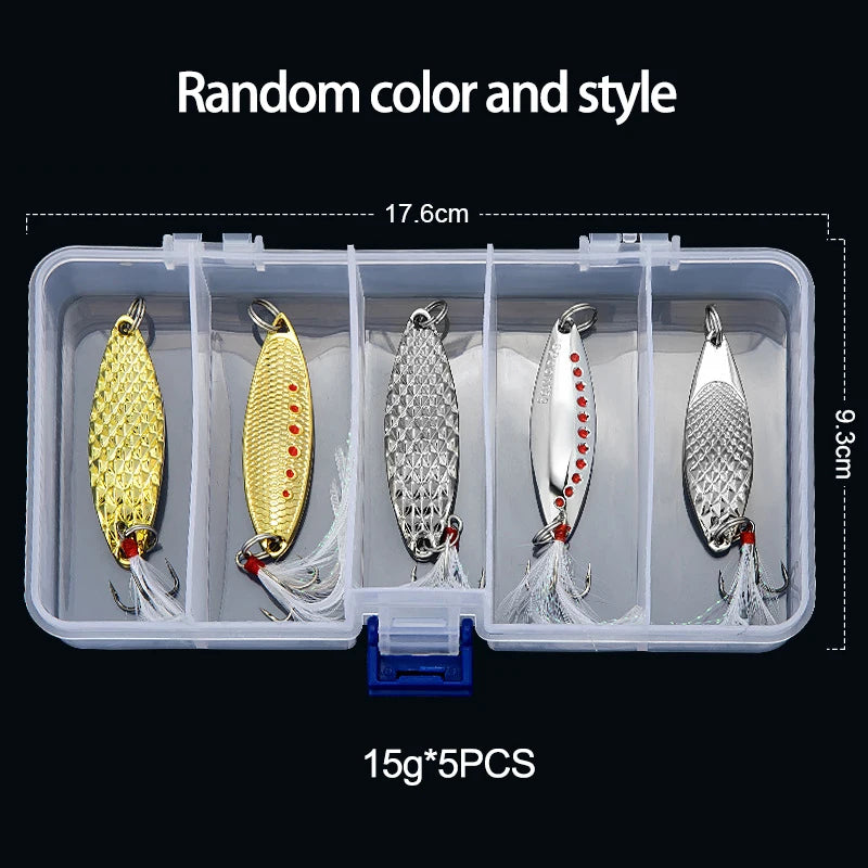 Fishing Lure 5g 7g 10g 15g 20g Set Spoonbait