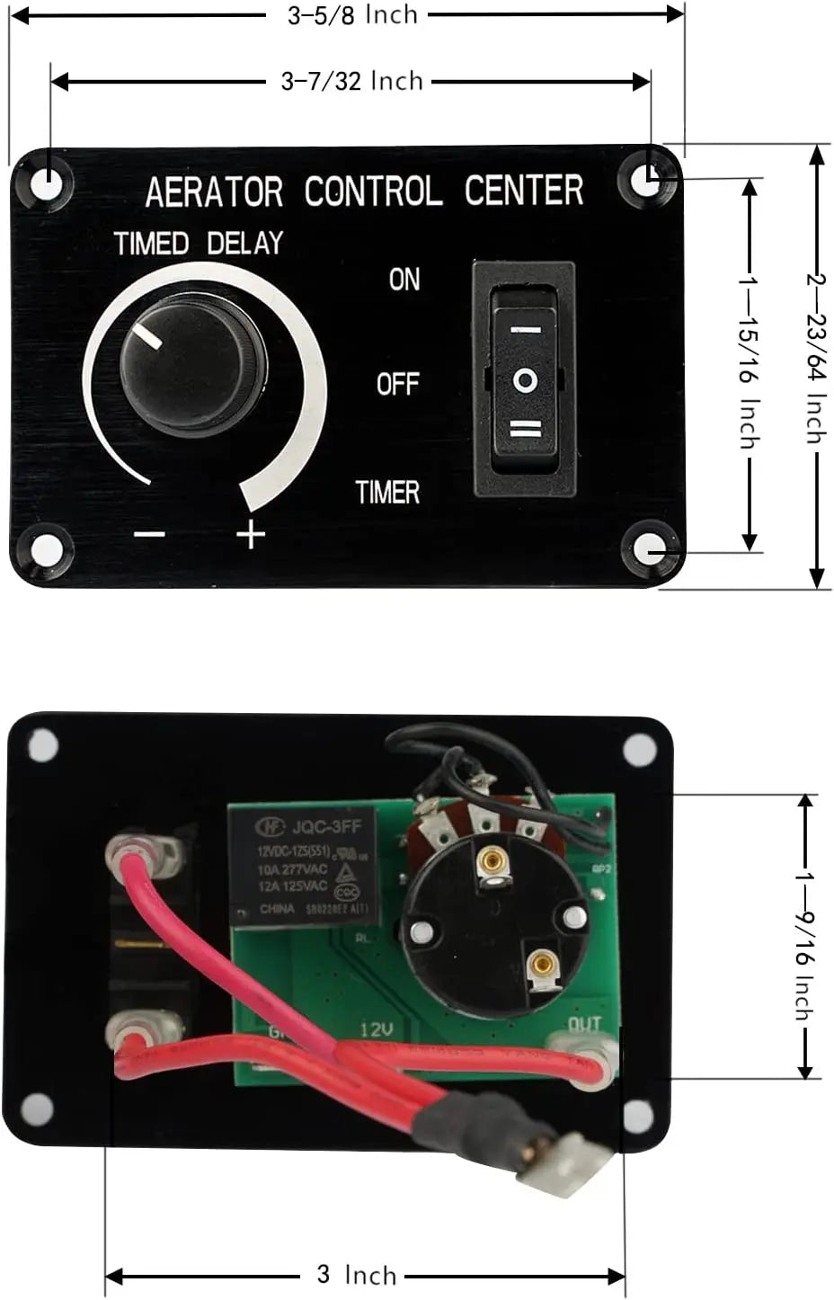 Marine Aerator Timer Switch Panel 5Amp