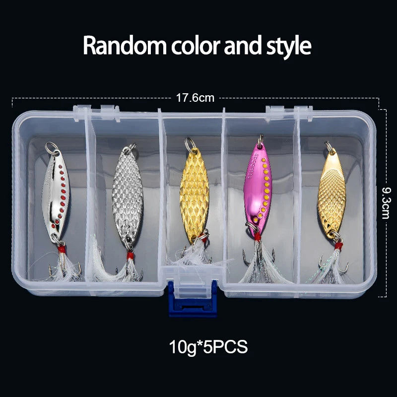 Fishing Lure 5g 7g 10g 15g 20g Set Spoonbait