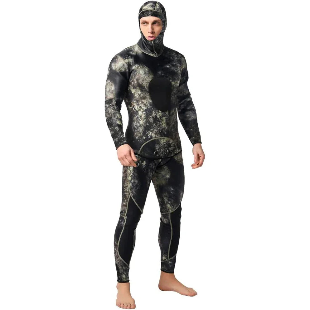 Hooded Custom Yamamoto 3Mm Smooth Skin Neoprene Spearfishing 7Mm 5Mm Wet Suit