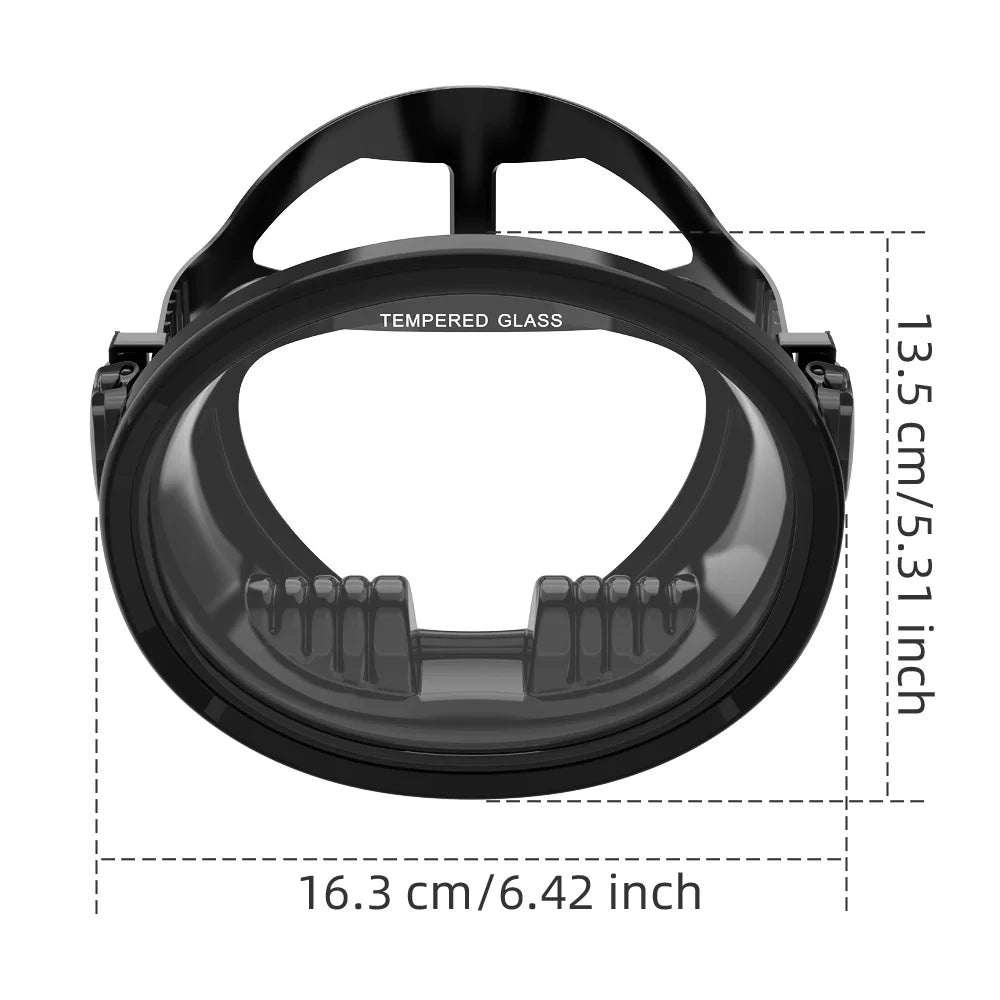 Oval Diving Mask Spearfishing Mask