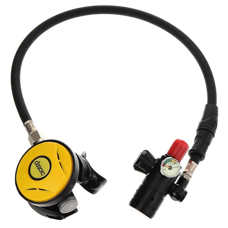 NEW-DIDEEP Diving Equipment For 1L Scuba Oxygen Cylinder Breathing Valve