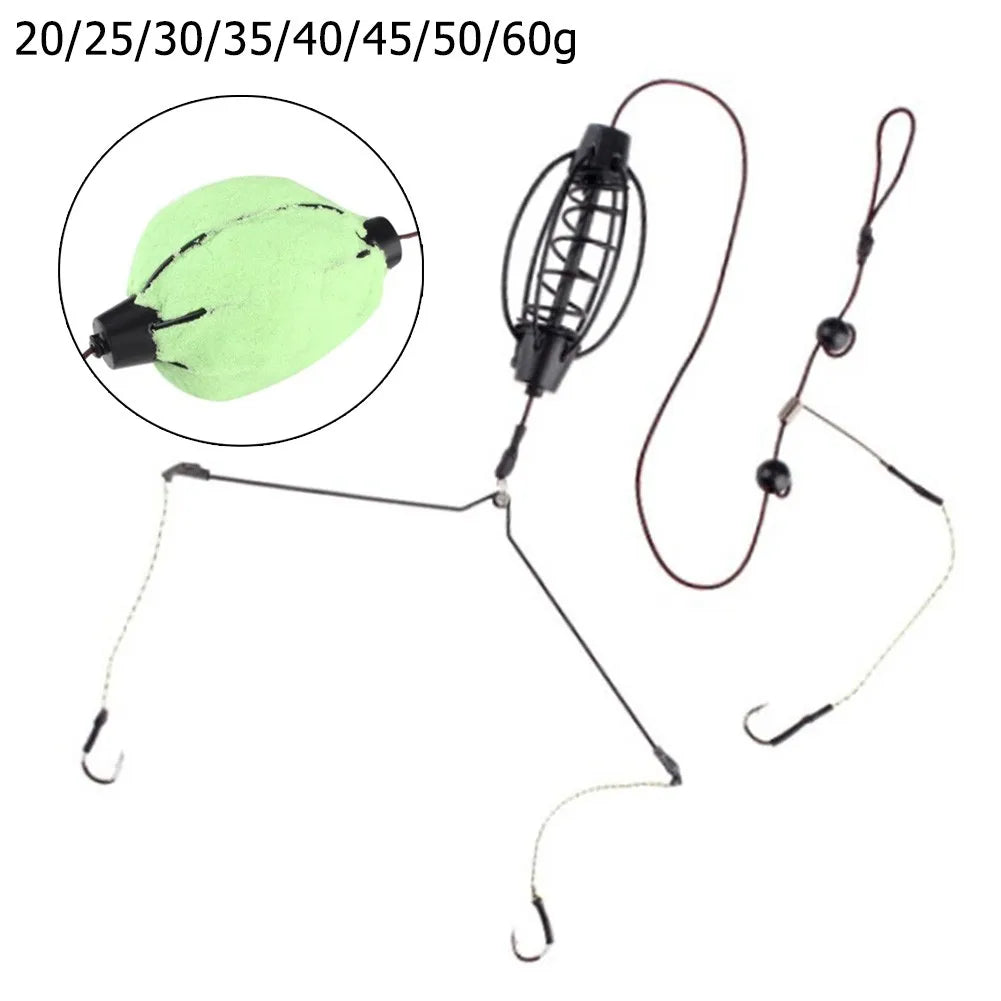 Fishing Baits Cages Hook Rig Set