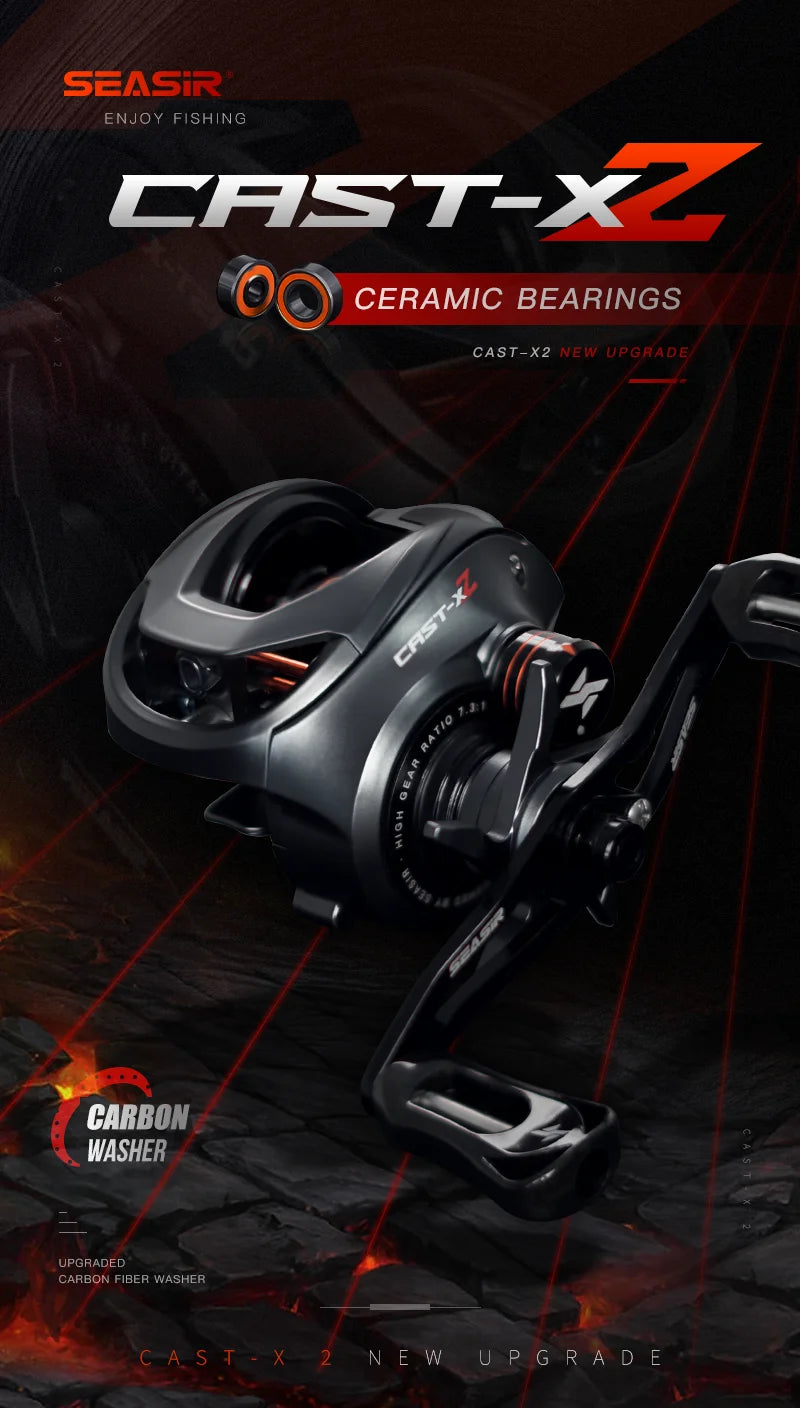 SeaSir CAST X2 Baitcasting Reel – Superior Performance for Serious Anglers