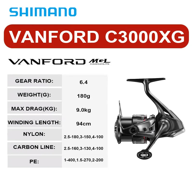 2024 NEW SHIMANO VANFORD Spinning Fishing Reel