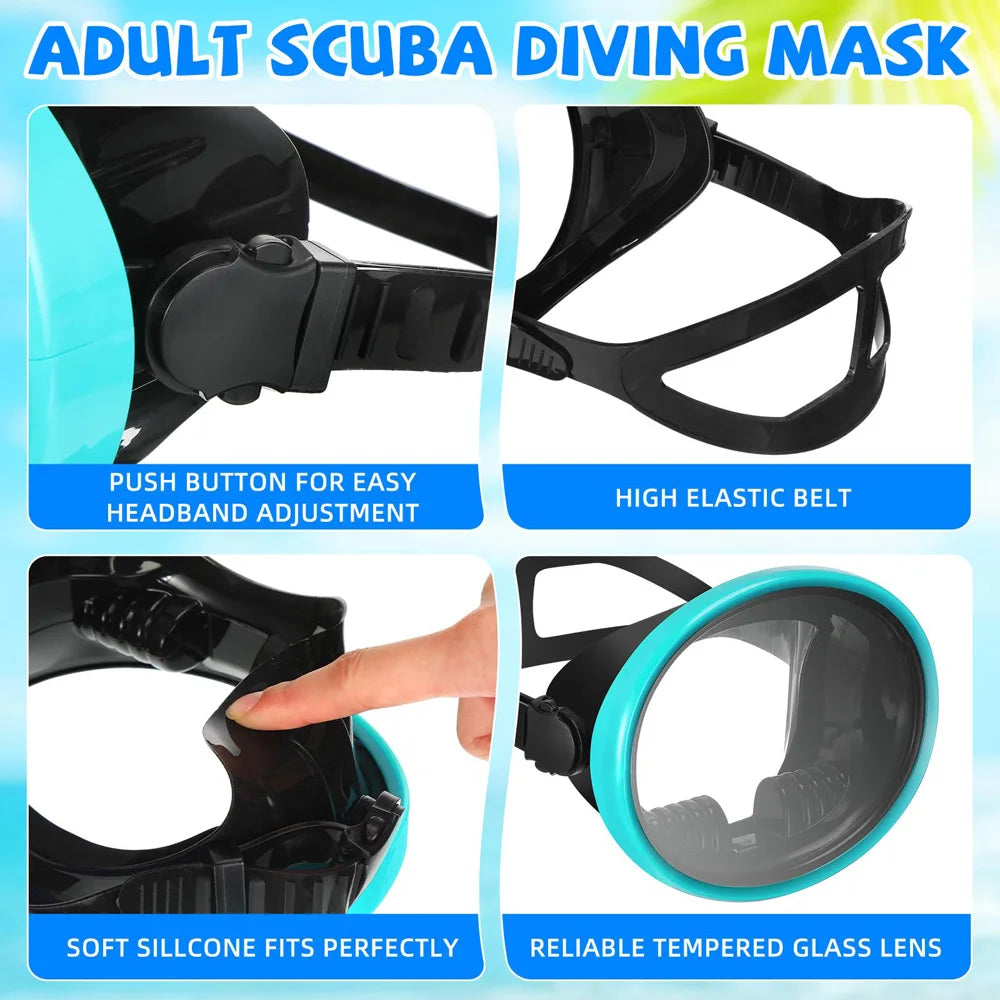 Oval Diving Mask Spearfishing Mask