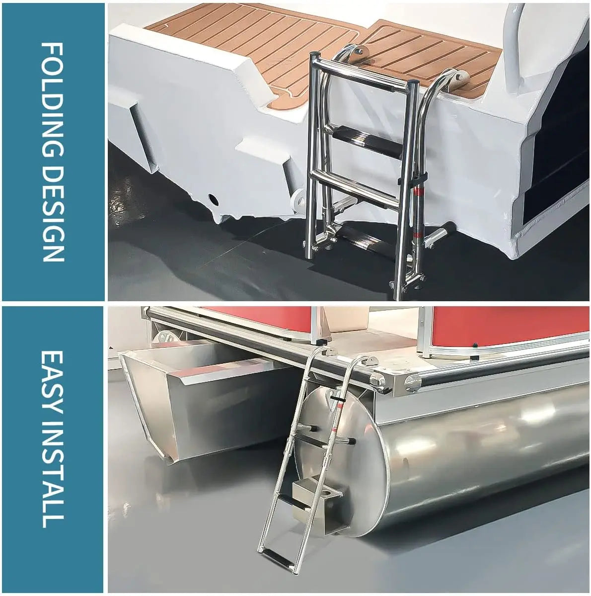 Stainless Folding Ladder