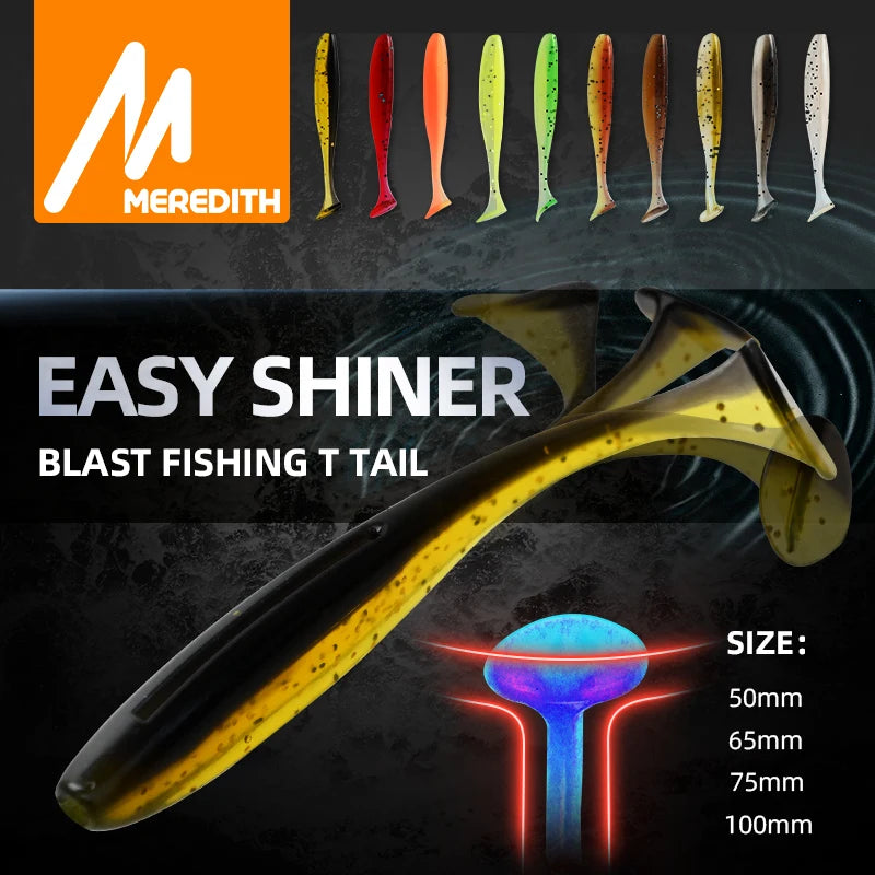 MEREDITH Easy Shiner Fishing Lures 50mm 65mm 75mm 100mm Wobblers Carp Fishing