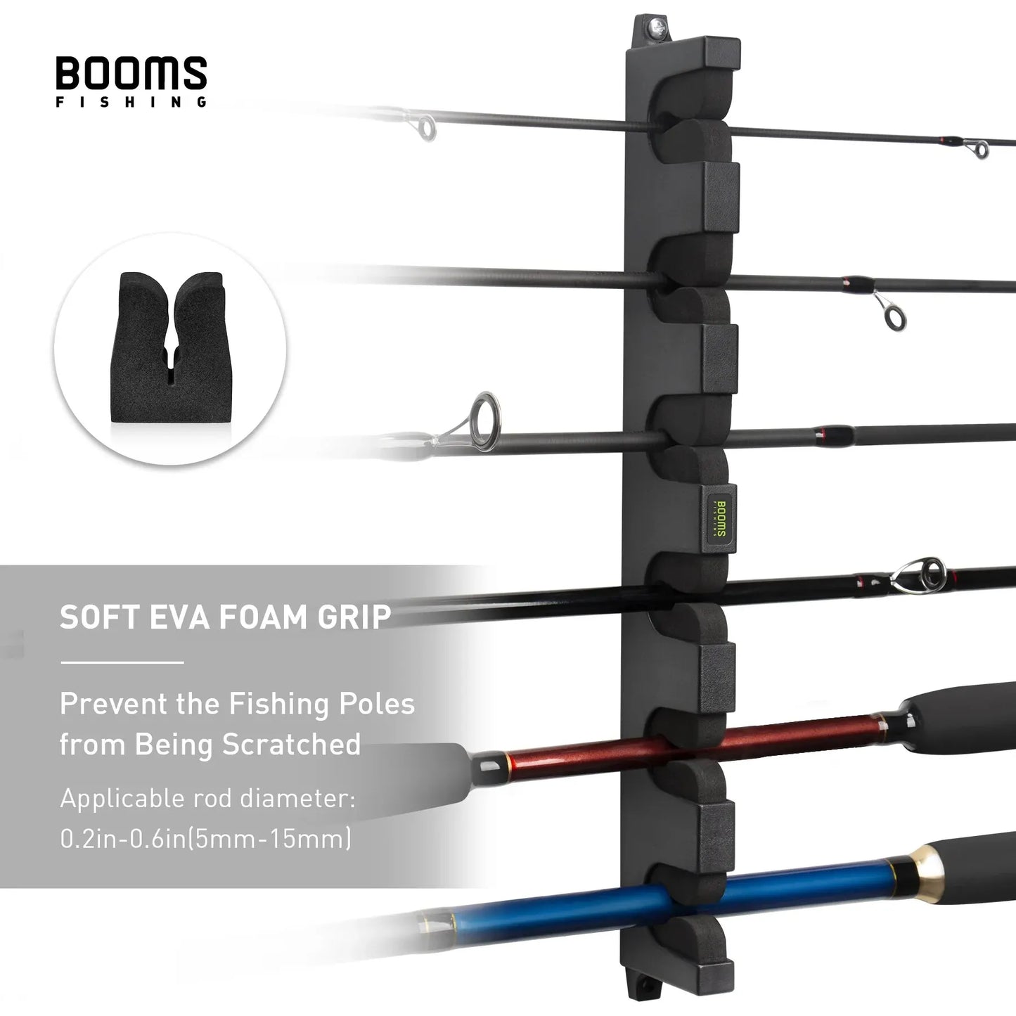 🎣 Booms Fishing WV5 Fishing Rod Holder – Store & Protect Up to 6 Rods! 🏆