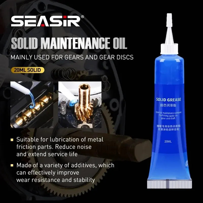 SeaSir Protective Grease &amp; Lubricant Oil – Ultimate Fishing Reel Maintenance Set 🎣🔧