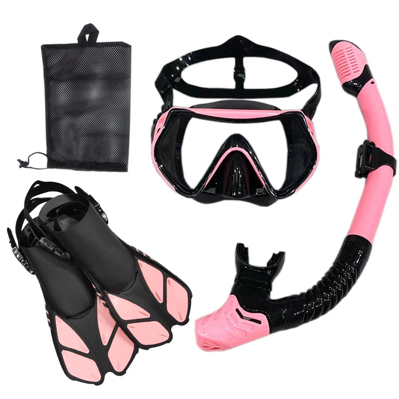 Scuba Diving Set with Mesh Gear Bag