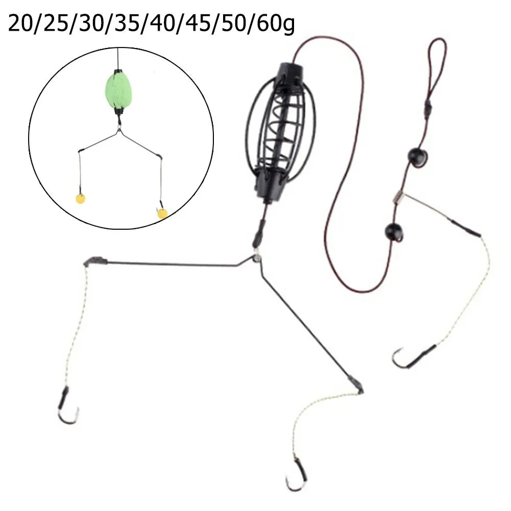 Fishing Baits Cages Hook Rig Set