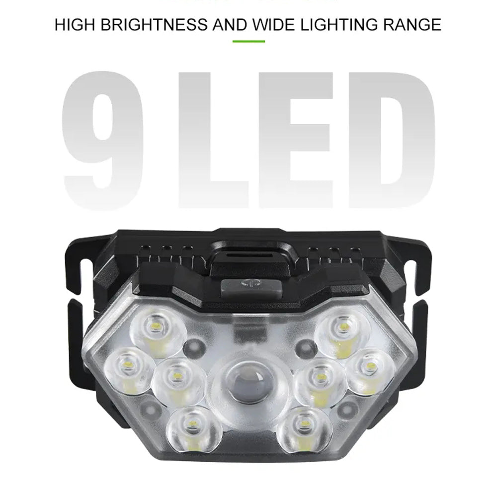 9 Led Strong Fishing Light Rechargeable