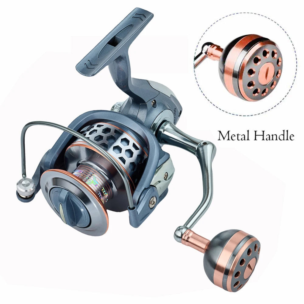 vividworld DW-DR Pre-Loading Spinning Reel – High-Powered Performance Fishing Reel