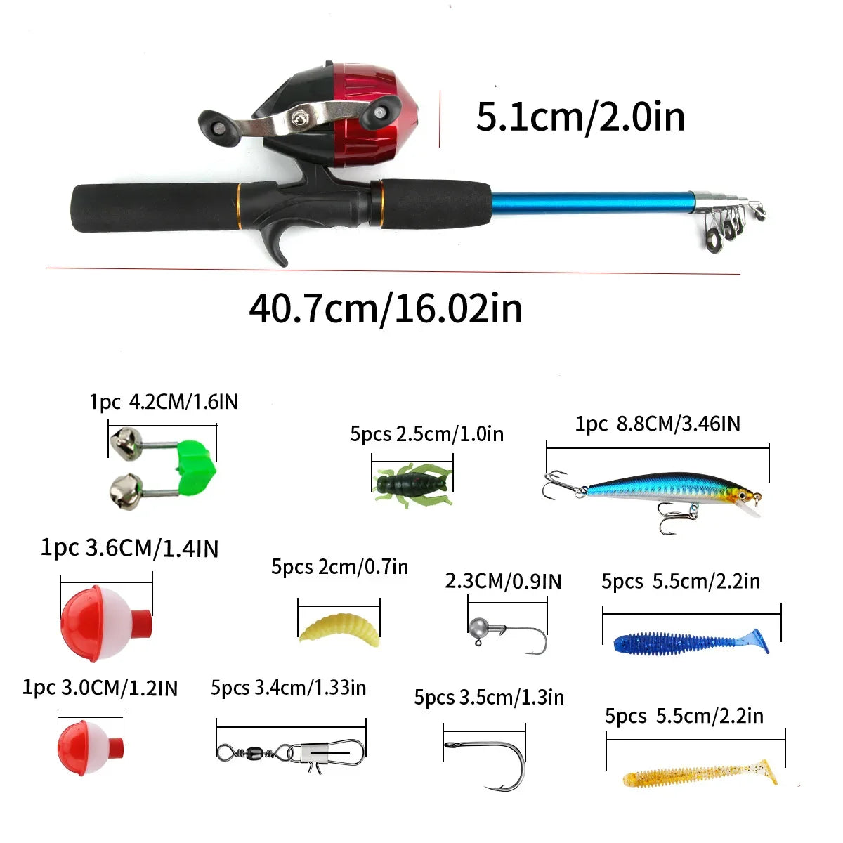 Kids Fishing Rod Full Set