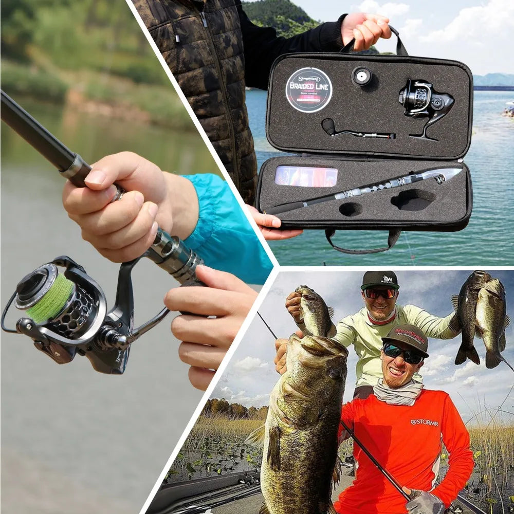 Sougayilang Fishing Rod Combos + Spinning Reels