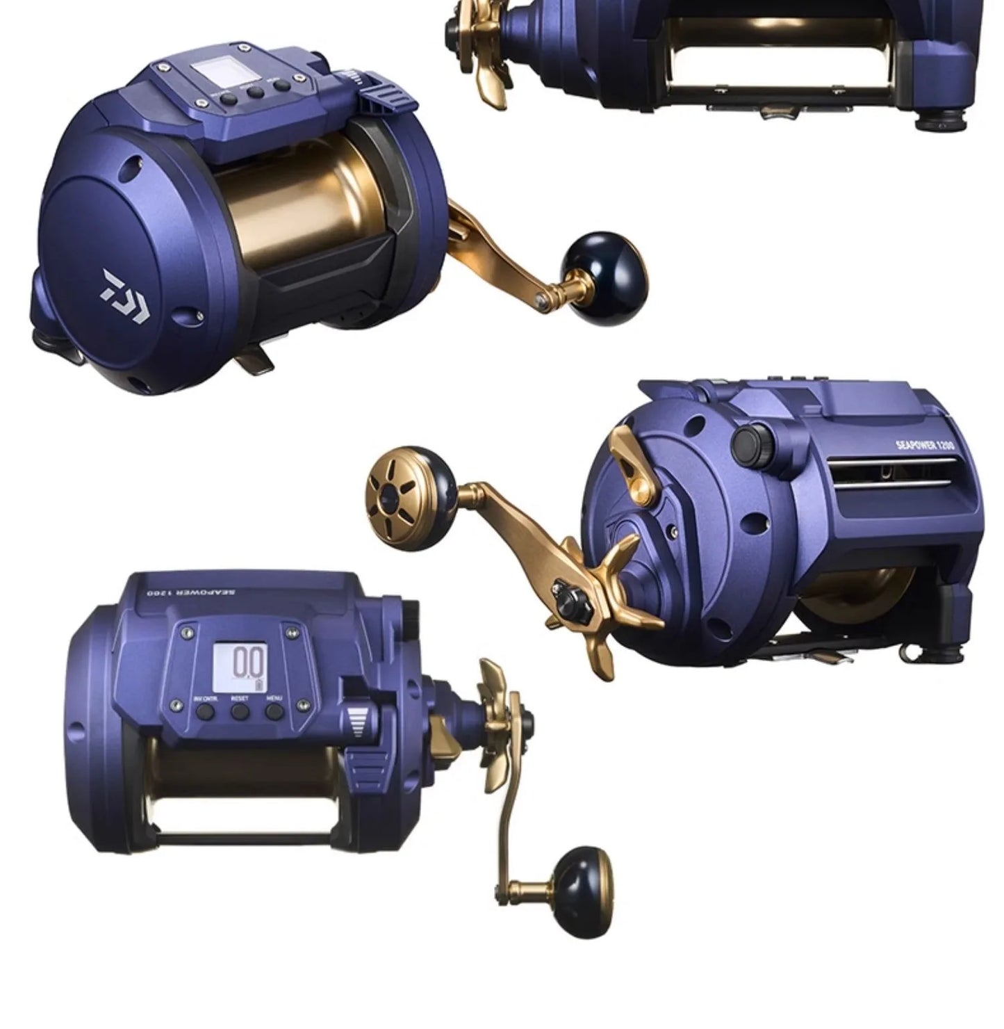 2023 DAIWA SEAPOWER 800/1200 Electric Reel – 30KG Max Drag, 5+1BB