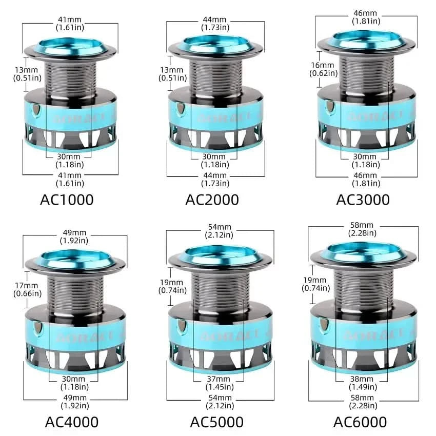 Fishing Reel 1000-6000 Series Max Drag 15kg