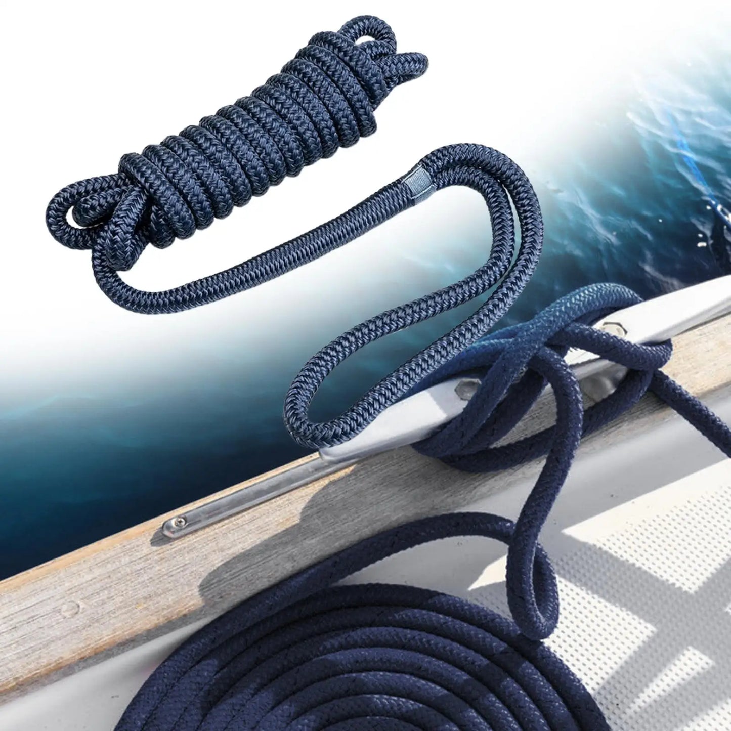 Boat Dock Lines Premium Mooring Rope Universal Docking Boat Lines Wear Resistant for Boat