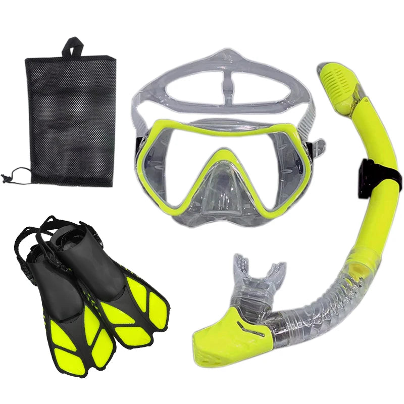 Scuba Diving Set with Mesh Gear Bag