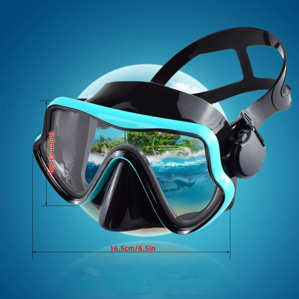 Snorkeling Diving Mask Anti-Fog with Nose Cover