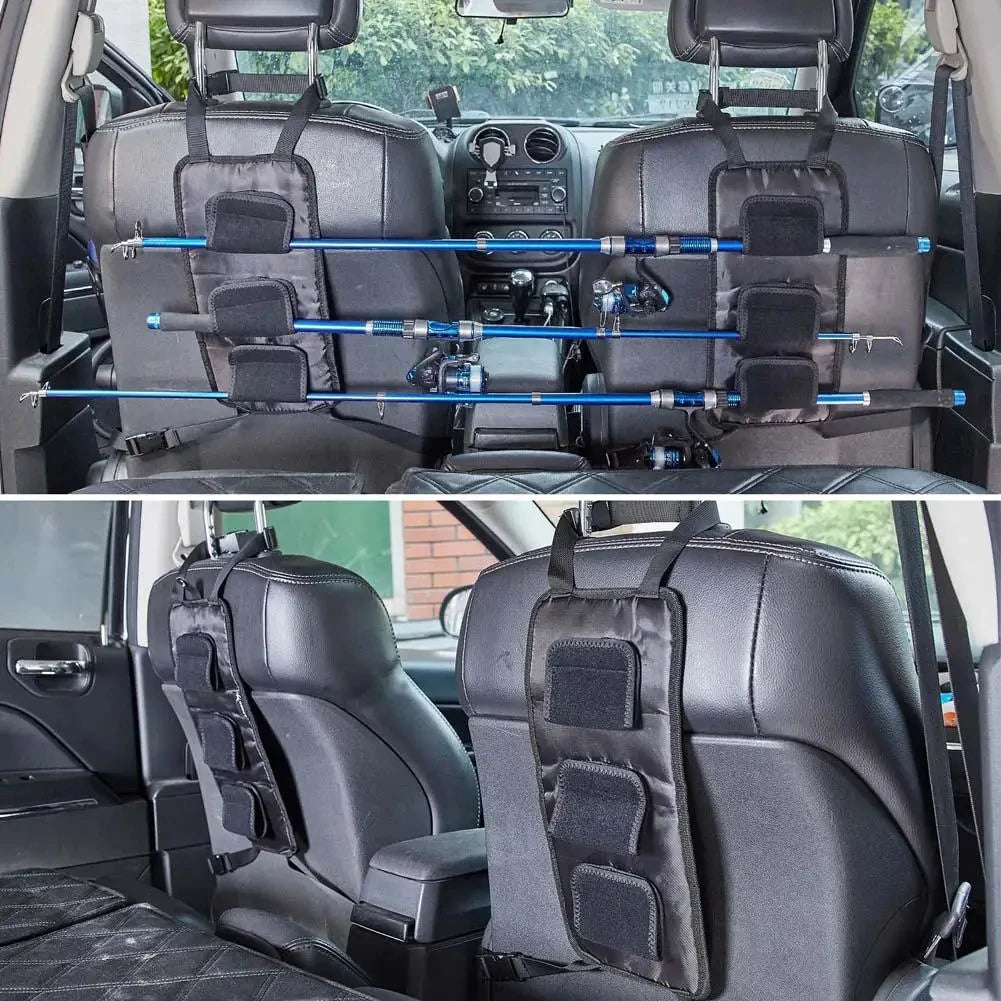 🚗 2 Fishing Rod Brackets – Perfect for Car Rear Seats! 🎣