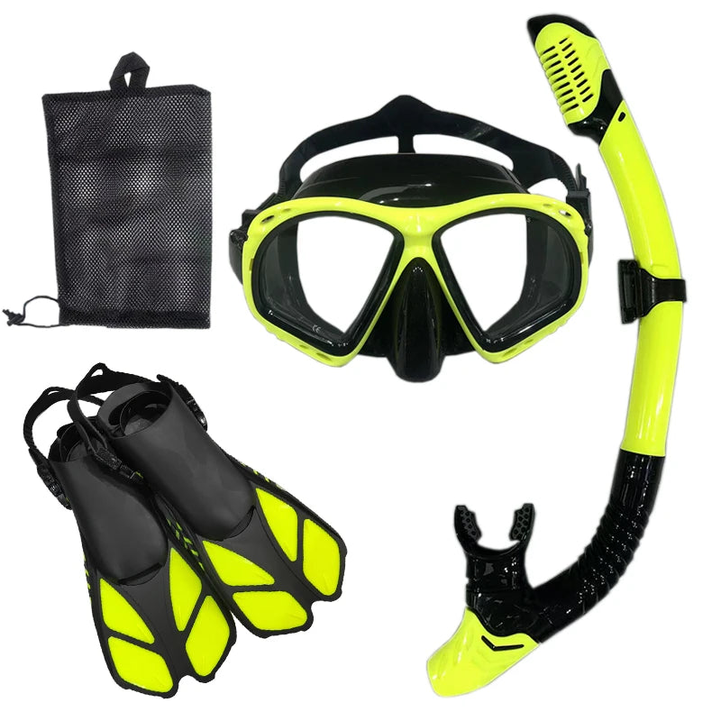 Scuba Diving Set with Mesh Gear Bag