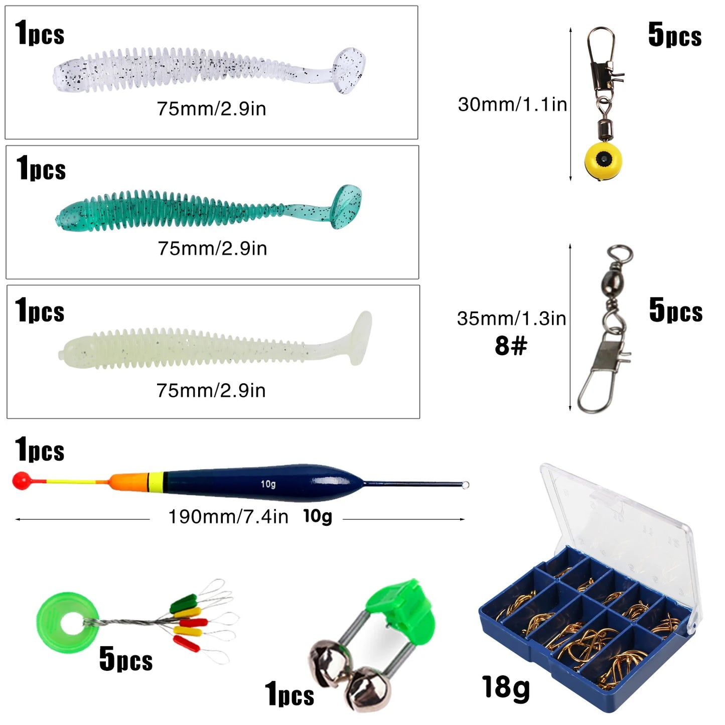 Fishing Rod and Reel Full Kit 1000-3000