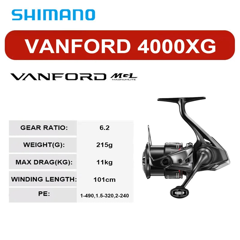 2024 NEW SHIMANO VANFORD Spinning Fishing Reel