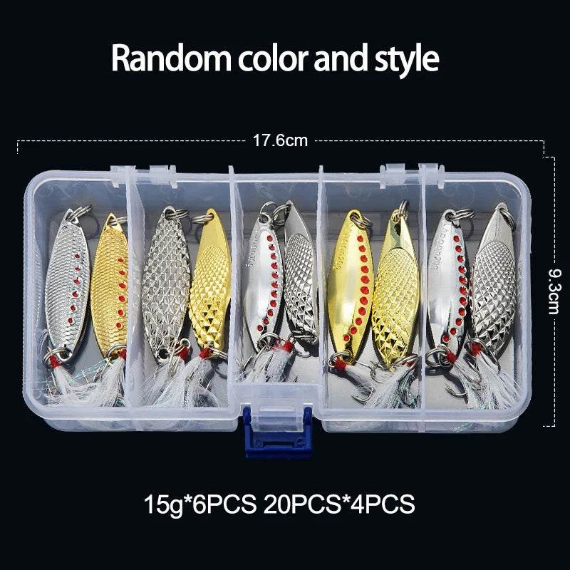 Fishing Lure 5g 7g 10g 15g 20g Set Spoonbait