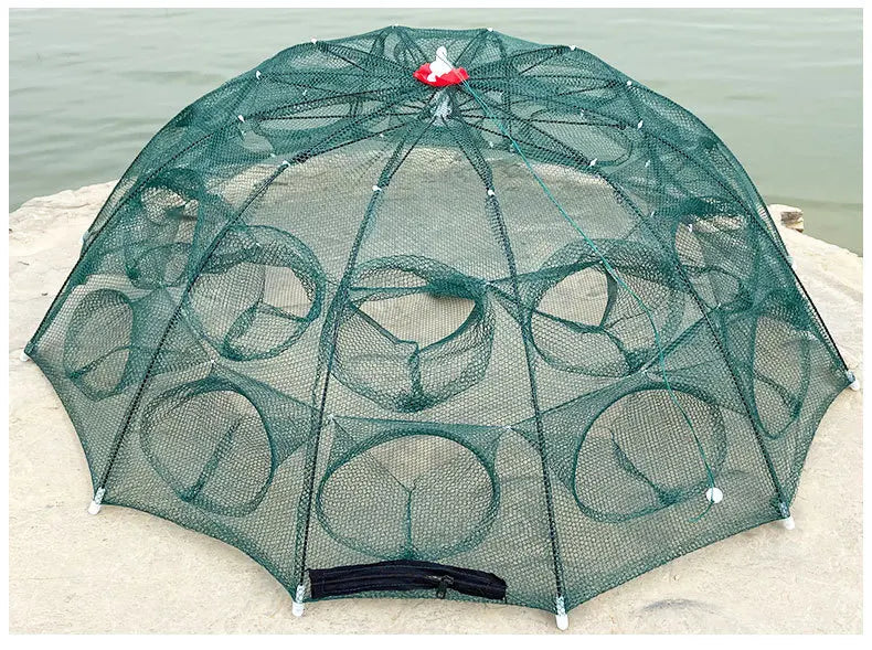 Portable Fishing Net 24/20/16/12/10/8/6/4 Holes