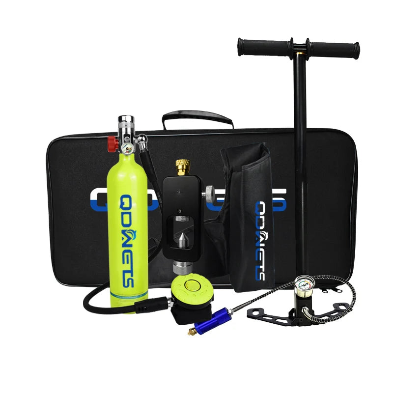 QDWETS 1L Mini Scuba Diving Tank/Equipment Oxygen Cylinder