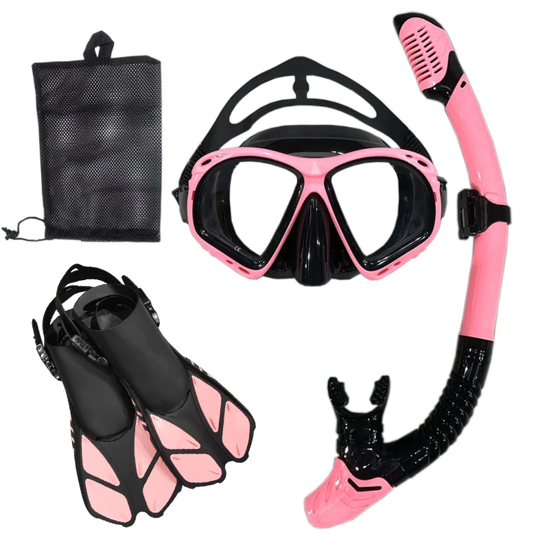 Scuba Diving Set with Mesh Gear Bag