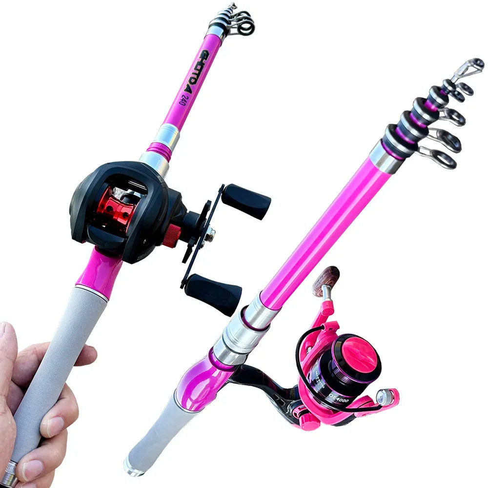 Fishing Rod and 2000 3000 4000 Spinning Reel