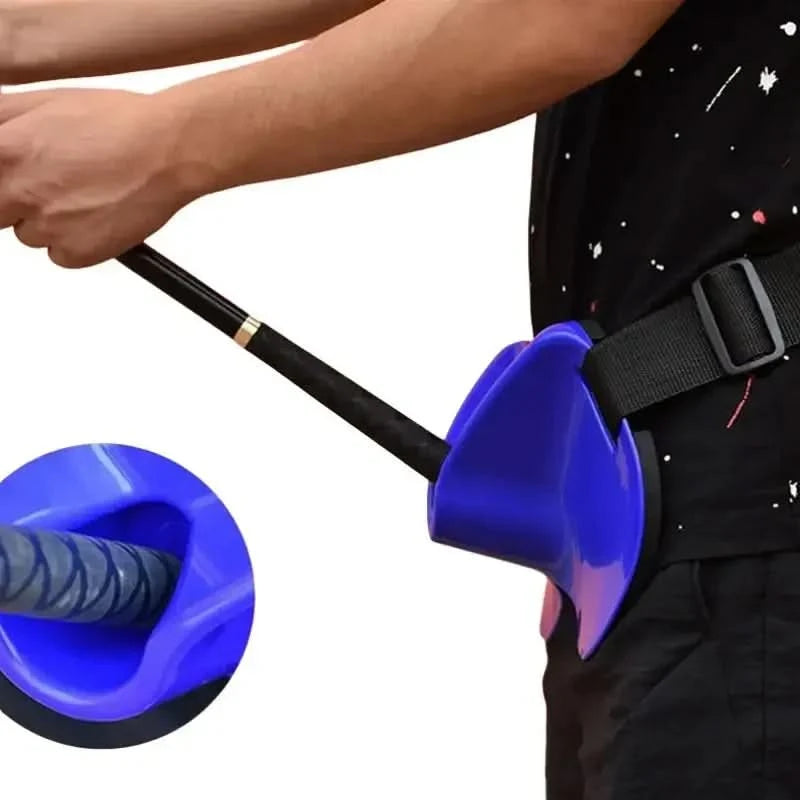 🎣 Adjustable Fishing Rod Holder Belt – Ultimate Hands-Free Fishing Experience! 🔥