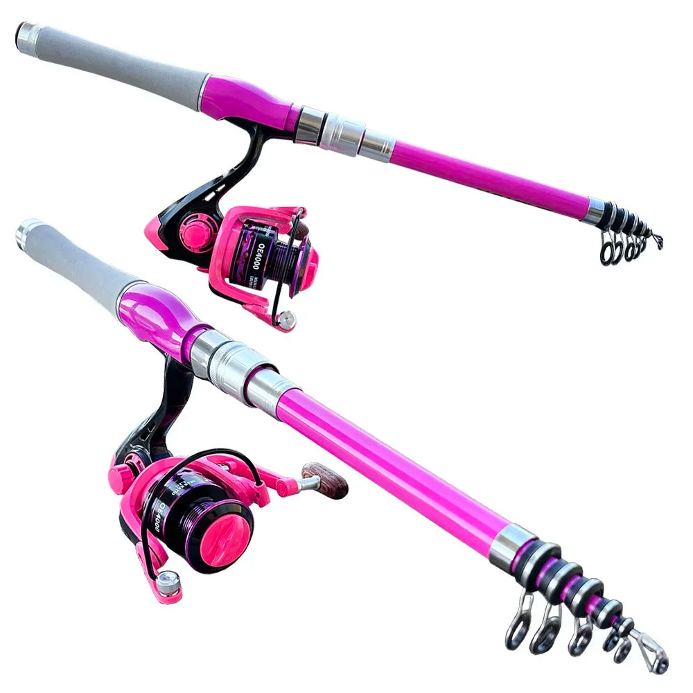 Fishing Rod and 2000 3000 4000 Spinning Reel