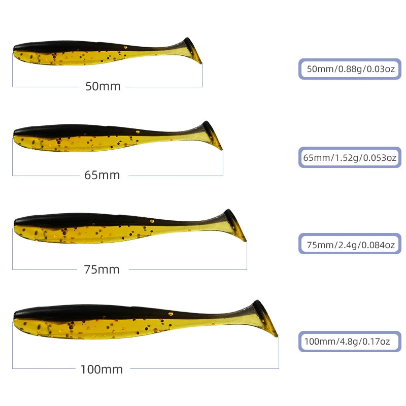 MEREDITH Easy Shiner Fishing Lures 50mm 65mm 75mm 100mm Wobblers Carp Fishing