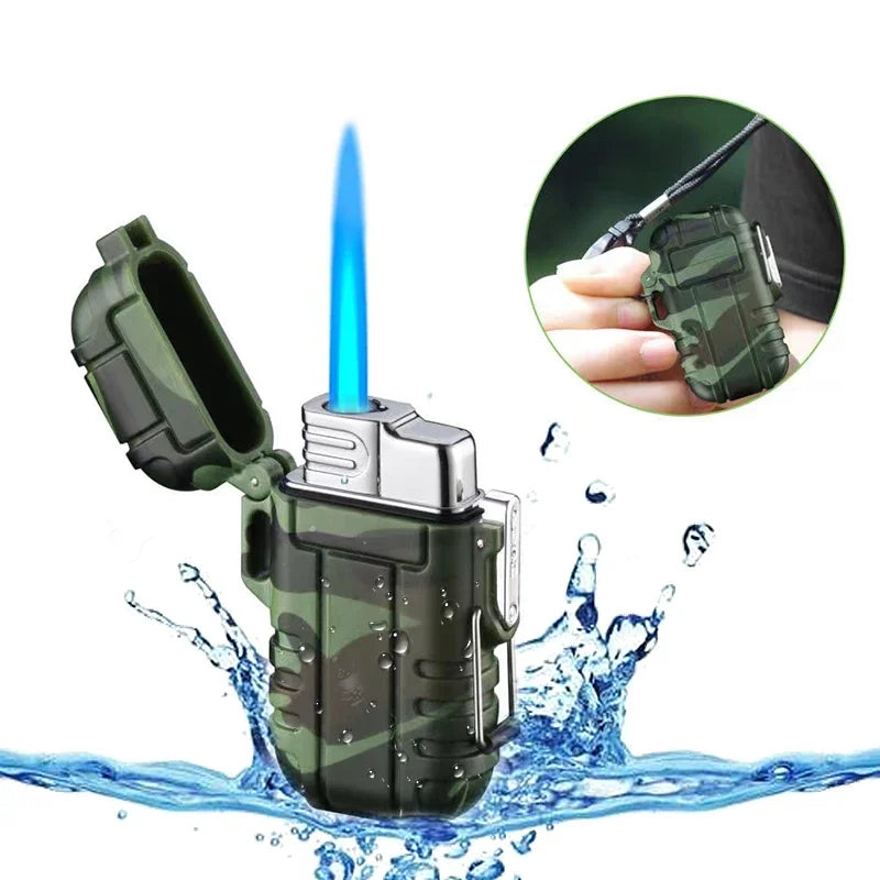 Outdoor Waterproof Lighter with Lanyard