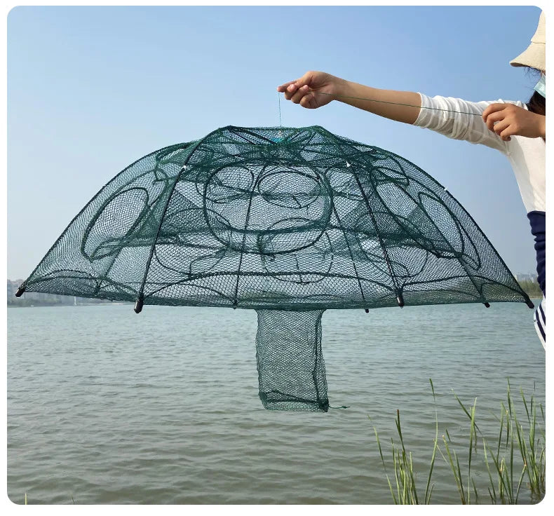 Portable Fishing Net 24/20/16/12/10/8/6/4 Holes