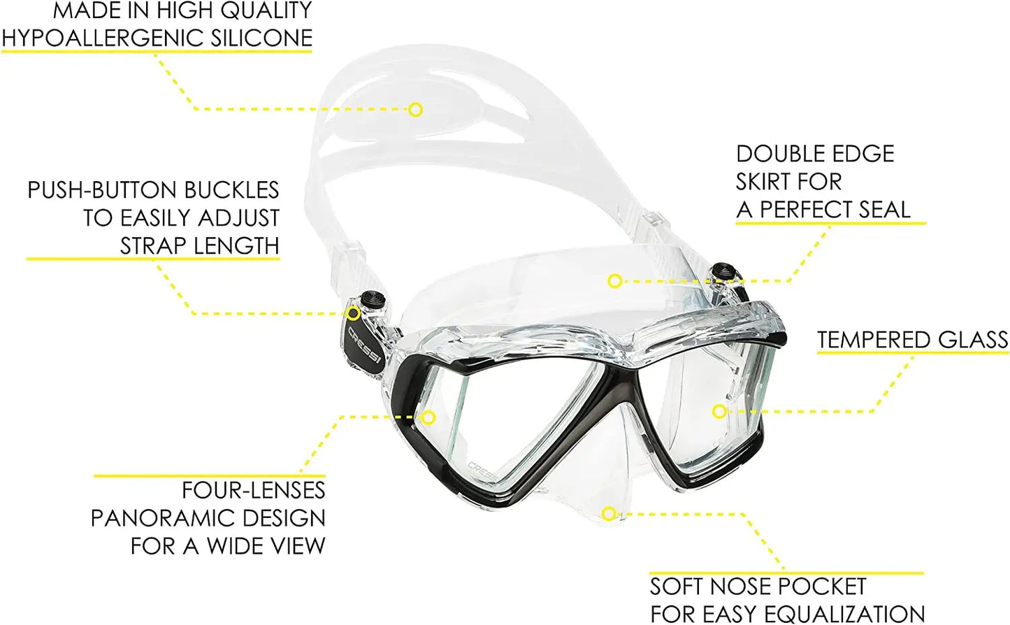 Cressi Diving & Swimming Mask