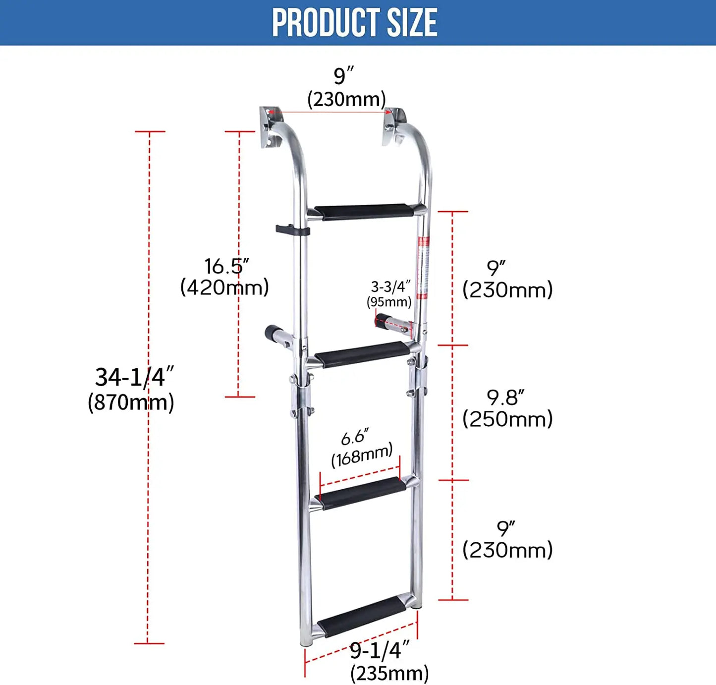 Stainless Folding Ladder