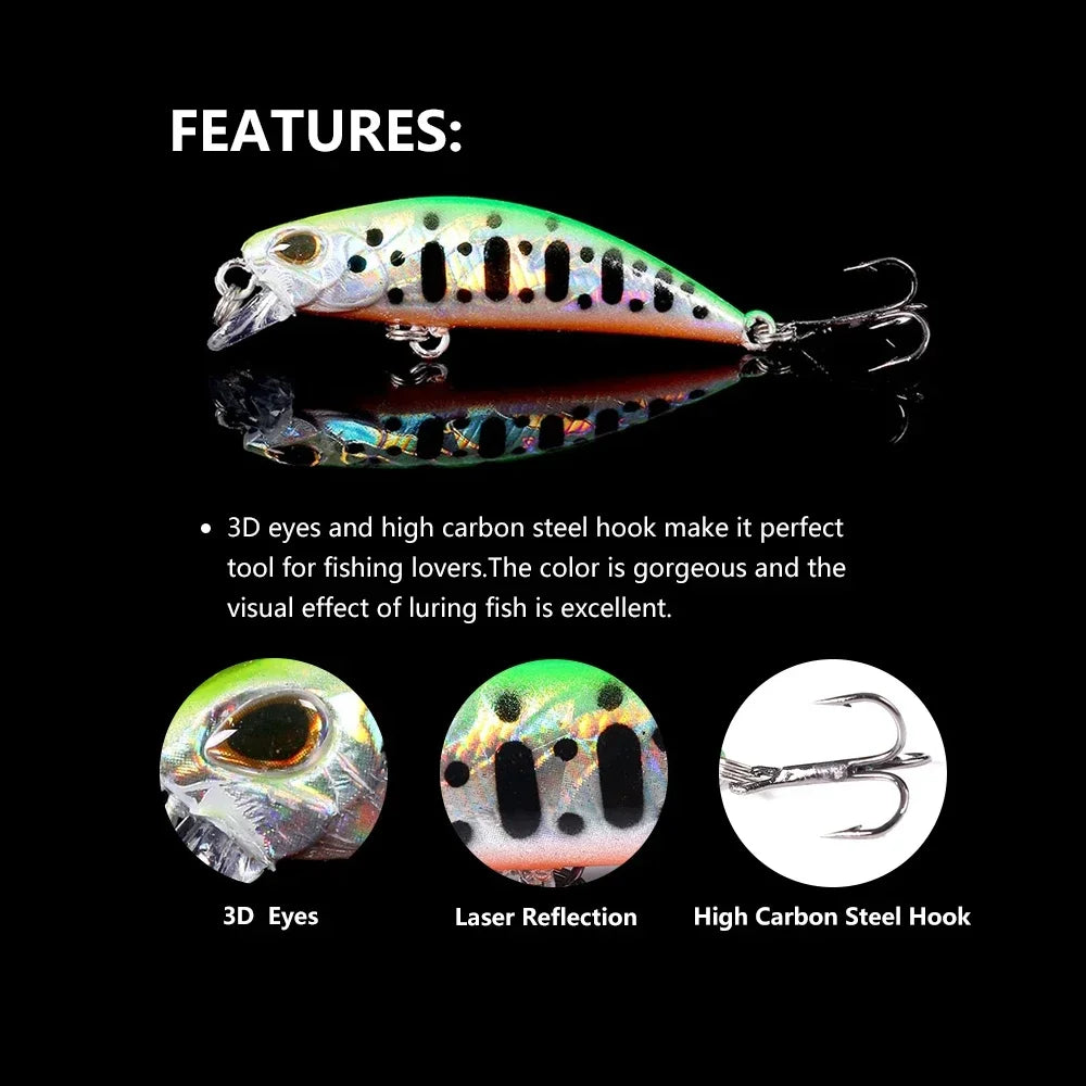 Fishing Lures Jerkbaits 5pcs 58MM 5.1G Mini Japan Model