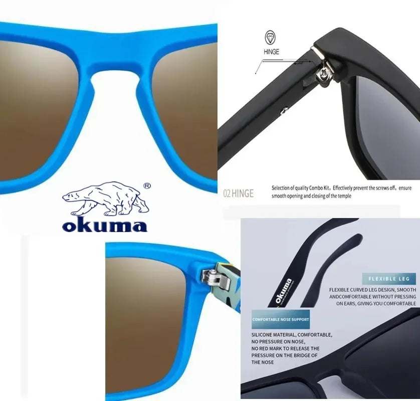 Okuma polarized sunglasses UV400 for men and women