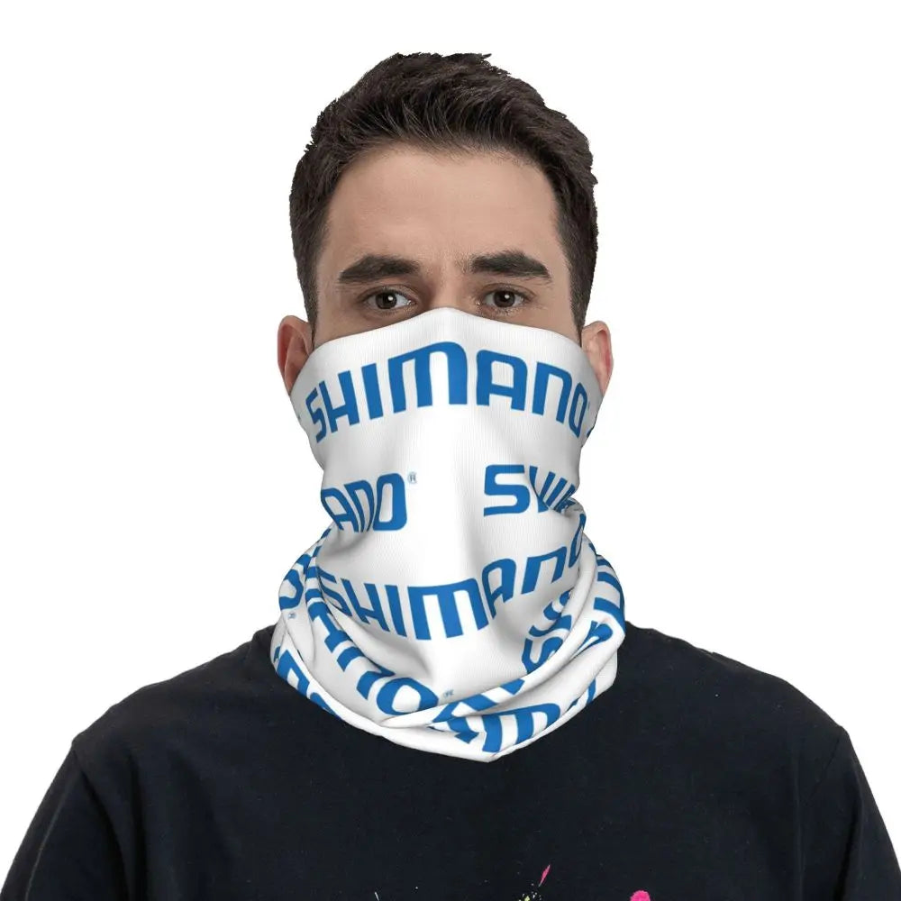 Blue Shimano Fishing Multifunctional Face Mask for Men Women