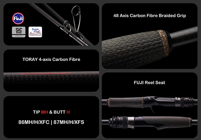 PURELURE SEABED 10FT 3.0m 3.3m 3.6m ML MH Spinning Rod for SeaBass