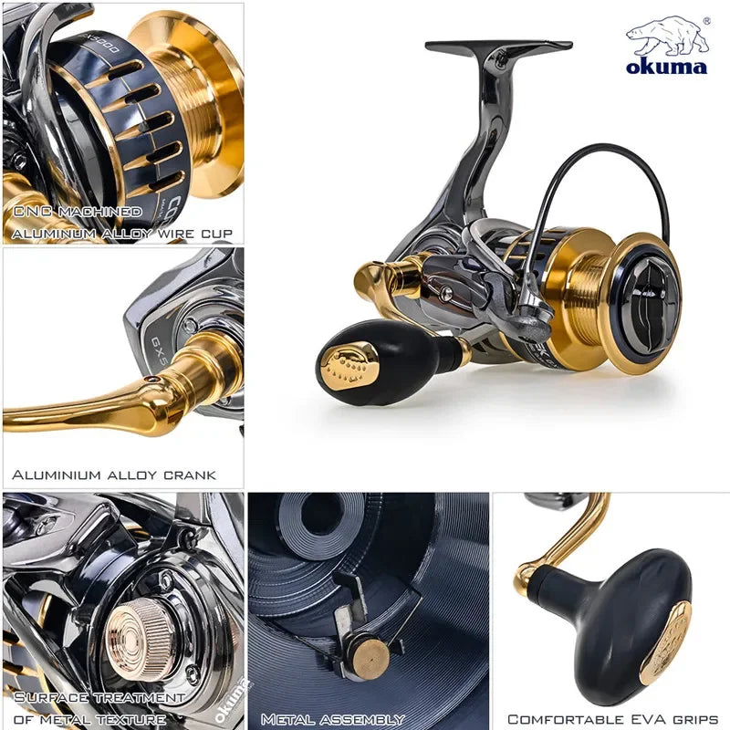 OKUMA GX Series Spinning Reel – High-Performance Fishing Reel