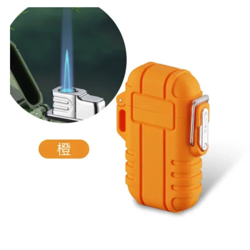 Outdoor Waterproof Lighter with Lanyard