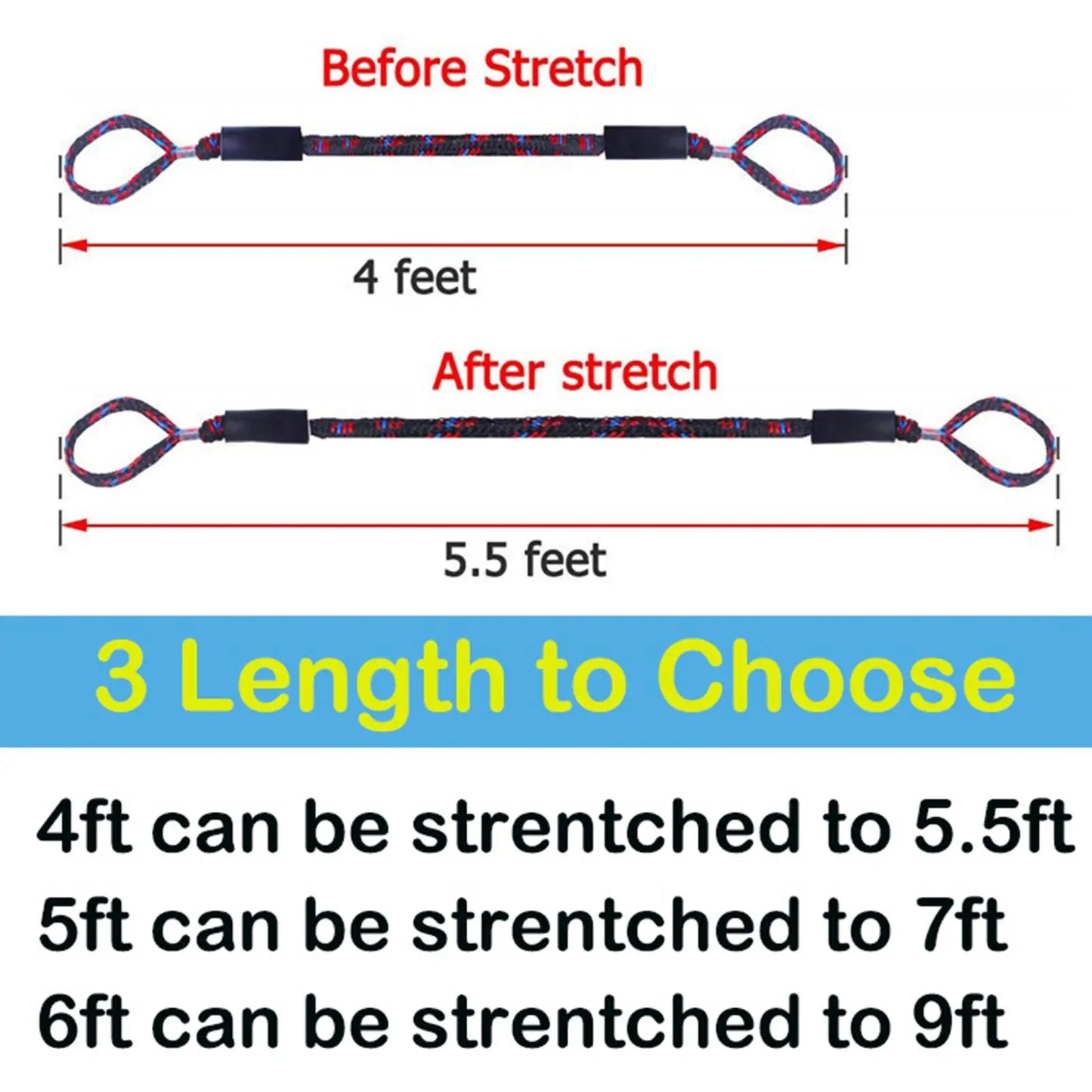 Stretchable Mooring Rope for Boat