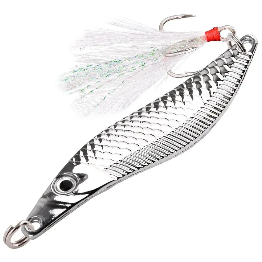 Artificial Bait with Feather Hook